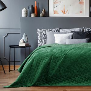 AmeliaHome Prehoz na posteľ Laila zelená, 220 x 240 cm