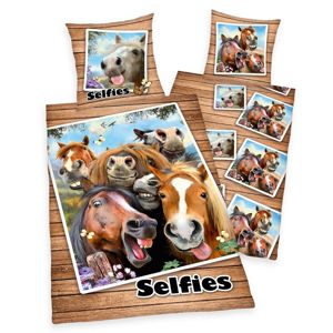 Herding Bavlnené obliečky Farm Selfie, 140 x 200 cm, 70 x 90 cm