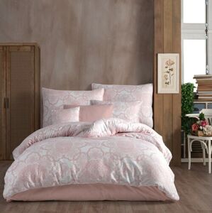 Bedtex Bavlnené obliečky Lisle Ružové, 140 x 220 cm, 70 x 90 cm