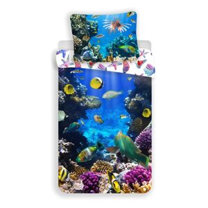 Jerry Fabrics Bavlnené obliečky Sea World, 140 x 200 cm, 70 x 90 cm