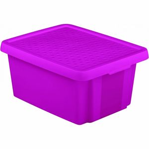 Curver Úložný box Essentials s vekom 20 l, fialová