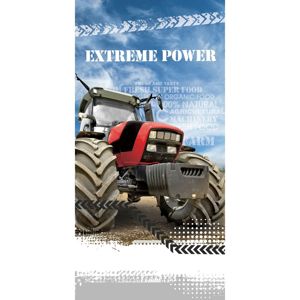 CARBOTEX Detská osuška Traktor Extreme Power, 70 x 140 cm