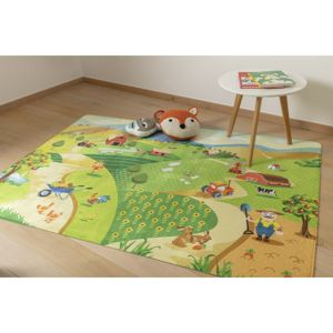 Vopi Detský koberec Ultra Soft Farm, 90 x 130 cm