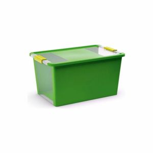 Bi box L 40 litrov kombinácia priehľadná/zelená farba