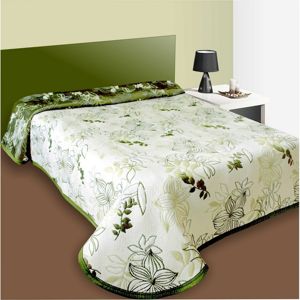 Forbyt Prehoz na posteľ Lisbon zelený, 240 x 260 cm