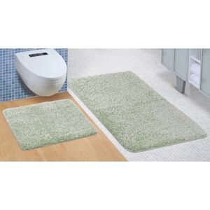 Bellatex Sada kúpeľňových predložiek Micro zelená, 60 x 100 cm, 60 x 50 cm