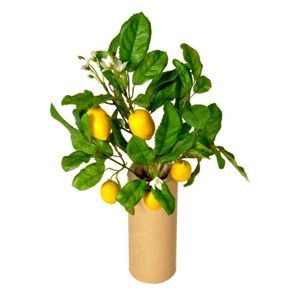 Umelý Mini citrónovník s plodmi, 30 cm