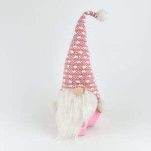 Vianočný textilný škriatok Pinky, 35 cm